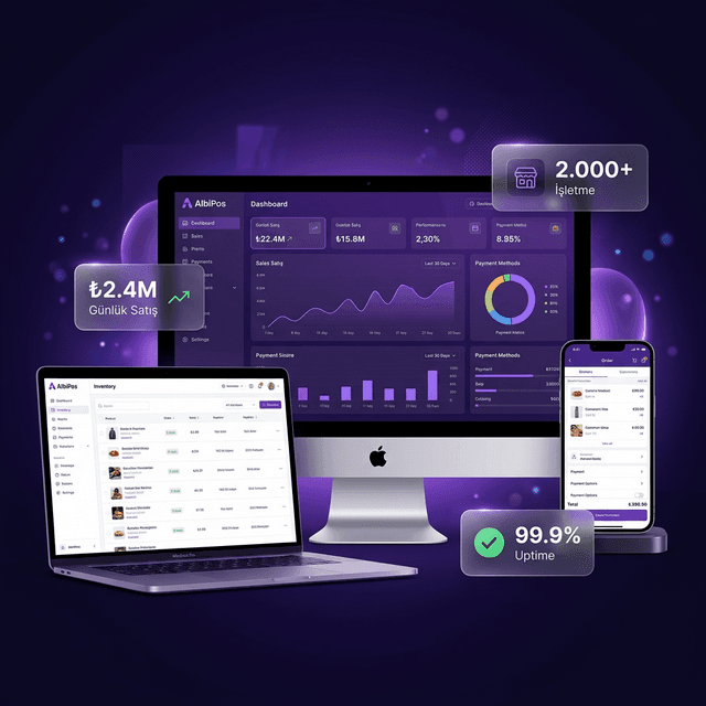 AlbiPos – Mac, Laptop ve iPhone üzerinde çalışıyor