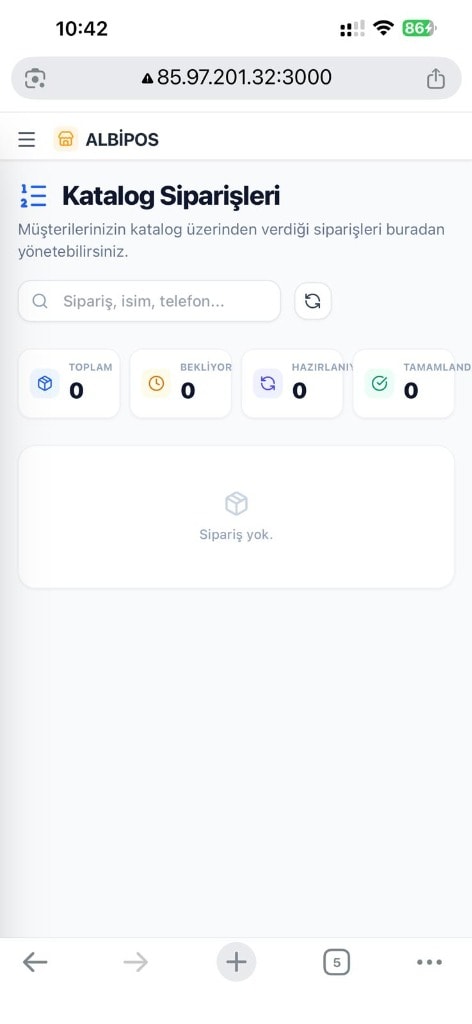 Katalog Siparişleri
