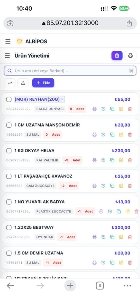Gelişmiş Envanter